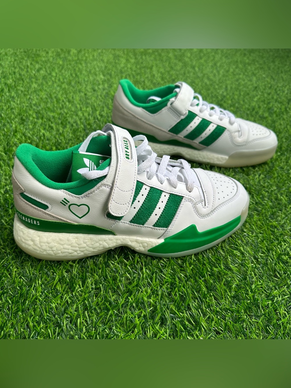 Adidas x Human Made Forum Low Green White Men’s Sneakers